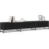 TV staliukas TV vienetai 2 pcs Juodas ąžuolas 240 x 35 x 41 cm