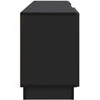 TV staliukas Televizoriaus spintelė Juoda 150 x 31 x 47 cm Apdirbta mediena