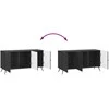 TV staliukas Televizoriaus spintelė Juoda 99 x 34,5 x 50 cm Apdirbta mediena