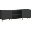 TV staliukas Televizoriaus spintelė Juoda 150 x 31 x 50 cm Apdirbta mediena