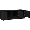 TV staliukas Televizoriaus spintelė Juodas ąžuolas 102 x 35 x 36,5 cm