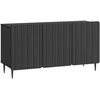 TV staliukas Televizoriaus spintelė Juoda 99 x 34,5 x 52 cm Apdirbta mediena