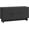 TV staliukas Televizoriaus spintelė Juoda 99 x 34,5 x 50 cm Apdirbta mediena