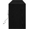 TV staliukas TV vienetai 2 pcs Juodas ąžuolas 180 x 34 x 50 cm