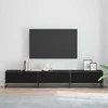 TV staliukas TV vienetai 2 pcs Juodas ąžuolas 240 x 35 x 41 cm