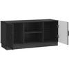 TV staliukas Televizoriaus spintelė Juoda 102 x 34,5 x 47 cm