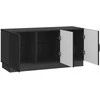 TV staliukas Televizoriaus spintelė Juoda 99 x 34,5 x 47 cm Apdirbta mediena