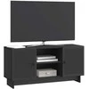 TV staliukas Televizoriaus spintelė 102 x 34,5 x 50 cm Juoda