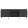 TV staliukas Televizoriaus spintelė Juoda 150 x 31 x 50 cm Apdirbta mediena
