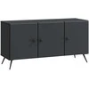TV staliukas Televizoriaus spintelė Juoda 99 x 34,5 x 50 cm Apdirbta mediena