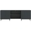 TV staliukas Televizoriaus spintelė Juoda 150 x 31 x 52 cm Apdirbta mediena