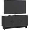 TV staliukas Televizoriaus spintelė Juoda 99 x 34,5 x 50 cm Apdirbta mediena