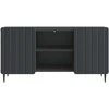 TV staliukas Televizoriaus spintelė Juoda 102 x 34,5 x 52 cm