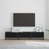 TV staliukas TV vienetai 2 pcs Juodas ąžuolas 210 x 35 x 41 cm