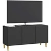 TV staliukas Televizoriaus spintelė Juoda 99 x 34,5 x 50 cm Apdirbta mediena