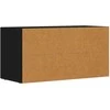 TV staliukas Televizoriaus spintelė Juoda 80 x 35 x 40 cm Apdirbta mediena