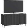 TV staliukas Televizoriaus spintelė Juoda 99 x 34,5 x 52 cm Apdirbta mediena
