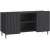 TV staliukas Televizoriaus spintelė Juoda 102 x 34,5 x 52 cm