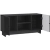 TV staliukas Televizoriaus spintelė 102 x 34,5 x 50 cm Juoda