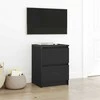 TV staliukas Televizoriaus spintelė, juoda, 40x35x54cm, apdirbta mediena