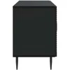 TV staliukas Televizoriaus spintelė Juoda 99 x 34,5 x 50 cm Apdirbta mediena
