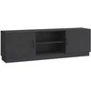 TV staliukas Televizoriaus spintelė Juoda 150 x 31 x 47 cm Apdirbta mediena