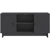 TV staliukas Televizoriaus spintelė 102 x 34,5 x 50 cm Juoda