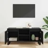 TV staliukas Televizoriaus spintelė Juodas ąžuolas 104 x 35 x 50 cm