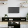 TV staliukas Televizoriaus spintelė Juodas ąžuolas 170.5 x 36 x 30.5 cm