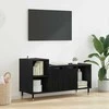 TV staliukas Televizoriaus spintelė Juodas ąžuolas 100 x 35 x 55 cm