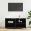 TV staliukas Televizoriaus spintelė Juodas ąžuolas 100 x 40 x 50 cm