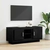 TV staliukas Televizoriaus spintelė Juodas ąžuolas 102 x 35 x 45 cm