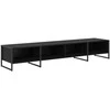 TV staliukas Televizoriaus spintelė Juodas ąžuolas 170.5 x 36 x 30.5 cm