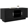 TV staliukas Televizoriaus spintelė Juodas ąžuolas 102 x 35 x 45 cm