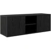 TV staliukas Televizoriaus spintelė Juodas ąžuolas 100 x 31,5 x 35 cm