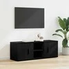 TV staliukas Televizoriaus spintelė Juodas ąžuolas 100 x 31,5 x 35 cm