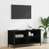 TV staliukas Televizoriaus spintelė Juodas ąžuolas 100 x 40 x 50 cm