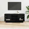 TV staliukas Televizoriaus spintelė Juodas ąžuolas 102 x 35 x 45 cm