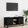 TV staliukas Televizoriaus spintelė Juodas ąžuolas 104 x 35 x 50 cm