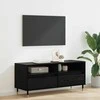 TV staliukas Televizoriaus spintelė Juodas ąžuolas 100 x 34,5 x 44,5 cm