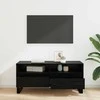 TV staliukas Televizoriaus spintelė Juodas ąžuolas 100 x 34,5 x 44,5 cm
