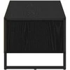 TV staliukas Televizoriaus spintelė 100 x 36.5 x 30.5 cm Juodas ąžuolas