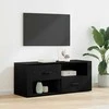 TV staliukas Televizoriaus spintelė Juodas ąžuolas 100 x 35 x 40 cm