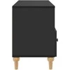 TV staliukas Televizoriaus spintelė Juodas 102 x 34,5 x 50 cm