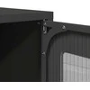 TV staliukas Televizoriaus spintelė, juodos spalvos, 68x39x60,5cm, plienas