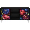 TV staliukas Televizoriaus spintelė KIEL 102 x 33 x 51 cm Juodojo ąžuolo