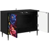 TV staliukas Televizoriaus spintelė KIEL 69 x 33 x 50,5 cm Juodojo ąžuolo