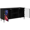 TV staliukas Televizoriaus spintelė KIEL 102 x 33 x 51 cm Juodojo ąžuolo