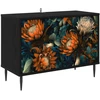 TV staliukas Televizoriaus spintelė LOCHEM 69 x 33 x 50,5 cm Juodojo ąžuolo