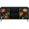 TV staliukas Televizoriaus spintelė LOCHEM 102 x 33 x 51 cm Juodojo ąžuolo
